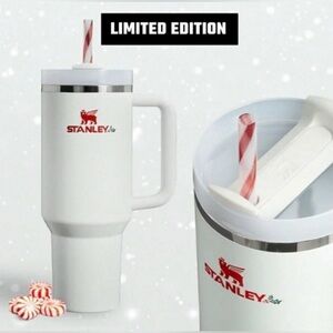 Limited Edition- SOLD OUT Stanley Quencher White Mistletoe Twist 40oz